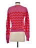 Ann Taylor Chevron-herringbone Pink Pullover Sweater Size XS - photo 2