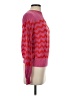 Ann Taylor Chevron-herringbone Pink Pullover Sweater Size XS - photo 4