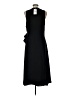 MNG 100% Polyester Color Block Black Cocktail Dress Size 12 - photo 2