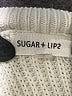 Sugar Lips Color Block White Pullover Sweater Size L - photo 7