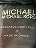 MICHAEL Michael Kors 100% Nylon Black Coat Size M - photo 6