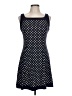 Chaps Polka Dots Blue Casual Dress Size L (petite) - photo 1