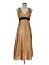 Morgan Taylor 100% Polyester Metallic Gold Cocktail Dress Size M - photo 1