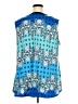 Avenue Blue Sleeveless T-Shirt Size 26 - 28 Plus - photo 2