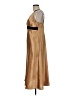 Morgan Taylor 100% Polyester Metallic Gold Cocktail Dress Size M - photo 5