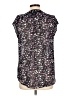 Fun2Fun 100% Polyester Animal Print Black Short Sleeve Blouse Size L - photo 2