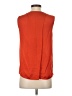 Vince. 100% Silk Orange Sleeveless Top Size XS - photo 2