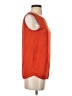 Vince. 100% Silk Orange Sleeveless Top Size XS - photo 4