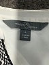 Market and Spruce 100% Polyester Ivory Long Sleeve Blouse Size S - photo 7