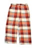 Old Navy 100% Polyester Plaid Orange Casual Pants Size 3T - photo 1