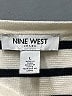 Nine West Stripes White Cardigan Size L - photo 7