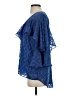 Haute Hippie 100% Polyester Blue 3/4 Sleeve Blouse Size XS - photo 5
