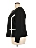 Black Label by Evan Picone 100% Polyester Black Blazer Size 18 - photo 5