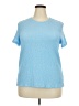 Time and Tru Blue Short Sleeve Top Size 22 - photo 1