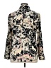 Talbots 100% Polyester Floral Ivory Long Sleeve Blouse Size 14 - photo 2