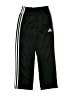 Adidas 100% Polyester Black Track Pants Size 8 - photo 1