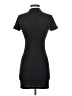 Aqua Solid Black Casual Dress Size XS - photo 2