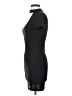 Aqua Solid Black Casual Dress Size XS - photo 5