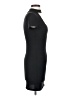 Aqua Solid Black Casual Dress Size XS - photo 4