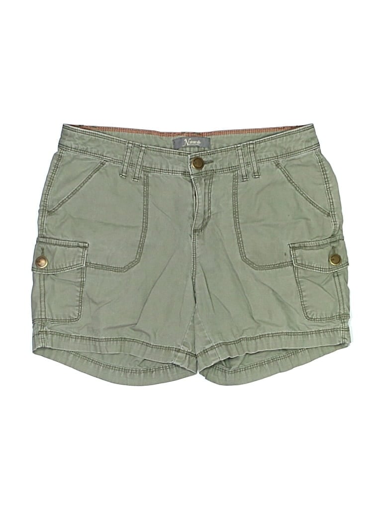 Pre-owned Natural Reflections Khaki Shorts In Green