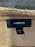 Express 100% Polyester Metallic Tan Pullover Sweater Size M - photo 7
