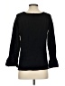 White + Warren 100% Cashmere Black Cashmere Pullover Sweater Size XS - photo 2