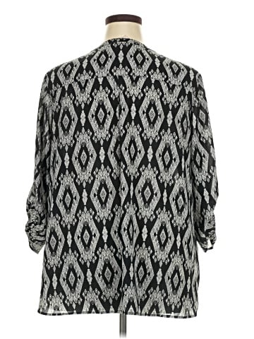 Faded Glory 3/4 Sleeve Blouse (view 2)