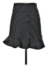 Assorted Brands Polka Dots Black Casual Skirt Size S - photo 2