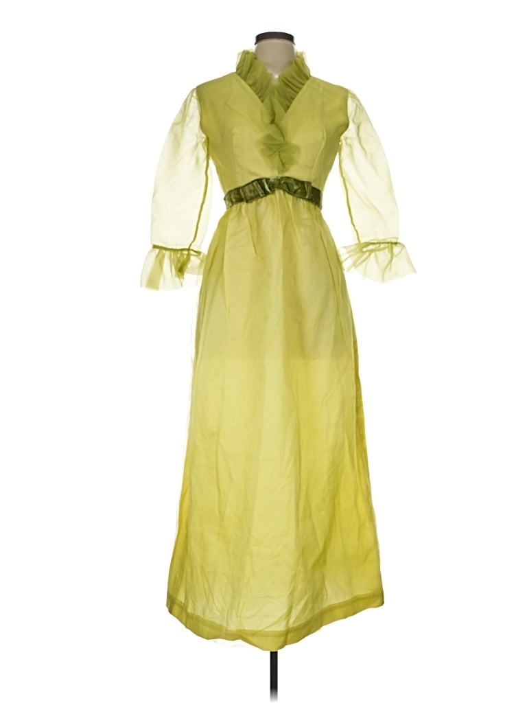 Pre-owned Assorted Brands Casual Dress In Green