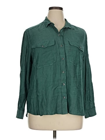 Eddie Bauer Long Sleeve Button-Down Shirt (view 1)