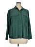 Eddie Bauer Solid Green Long Sleeve Button-Down Shirt Size XL - photo 1