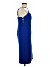 premier amour Solid Blue Cocktail Dress Size 10 - photo 4