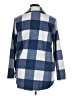 MELLODAY Checkered-gingham Blue Coat Size XL - photo 2