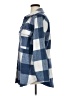 MELLODAY Checkered-gingham Blue Coat Size XL - photo 5