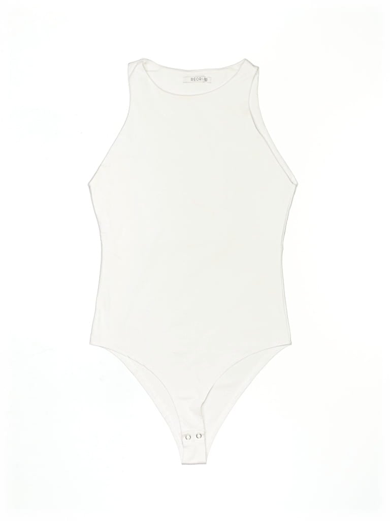 Pre-owned Reoria Bodysuit In White