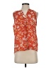 Anne Carson 100% Rayon Orange Sleeveless Blouse Size S - photo 1