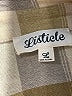 Listicle 100% Cotton Plaid Tan Long Sleeve Button-Down Shirt Size L - photo 7