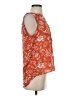 Anne Carson 100% Rayon Orange Sleeveless Blouse Size S - photo 4