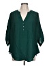 Torrid Green 3/4 Sleeve Blouse Size Lg Plus (0) - photo 1