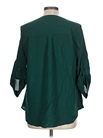Torrid 3/4 Sleeve Blouse (view 2)