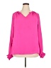 Unbranded 100% Polyester Pink Long Sleeve Blouse Size 2X - photo 1