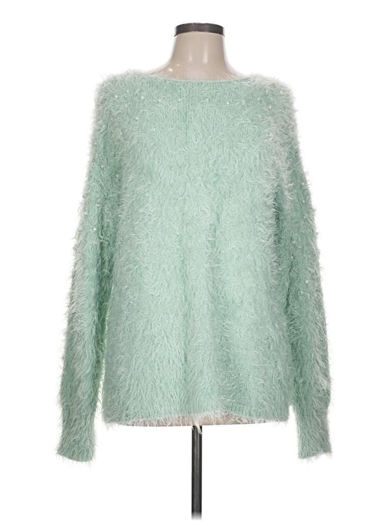 Pre-owned Ruby Rd. Pullover Sweater In Green