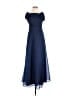 JS Collections 100% Polyester Blue Cocktail Dress Size 4 - photo 1