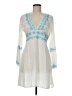 Cejon 100% Viscose White Casual Dress Size M - photo 1