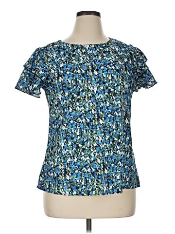 Blooming Jelly Short Sleeve Blouse (view 1)