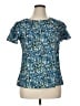 Blooming Jelly Blue Short Sleeve Blouse Size XL - photo 1