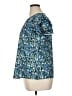 Blooming Jelly Blue Short Sleeve Blouse Size XL - photo 5