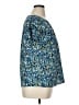 Blooming Jelly Blue Short Sleeve Blouse Size XL - photo 4