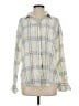 Faherty 100% Cotton Plaid Ivory Long Sleeve Blouse Size S - photo 1