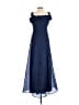 JS Collections 100% Polyester Blue Cocktail Dress Size 4 - photo 2